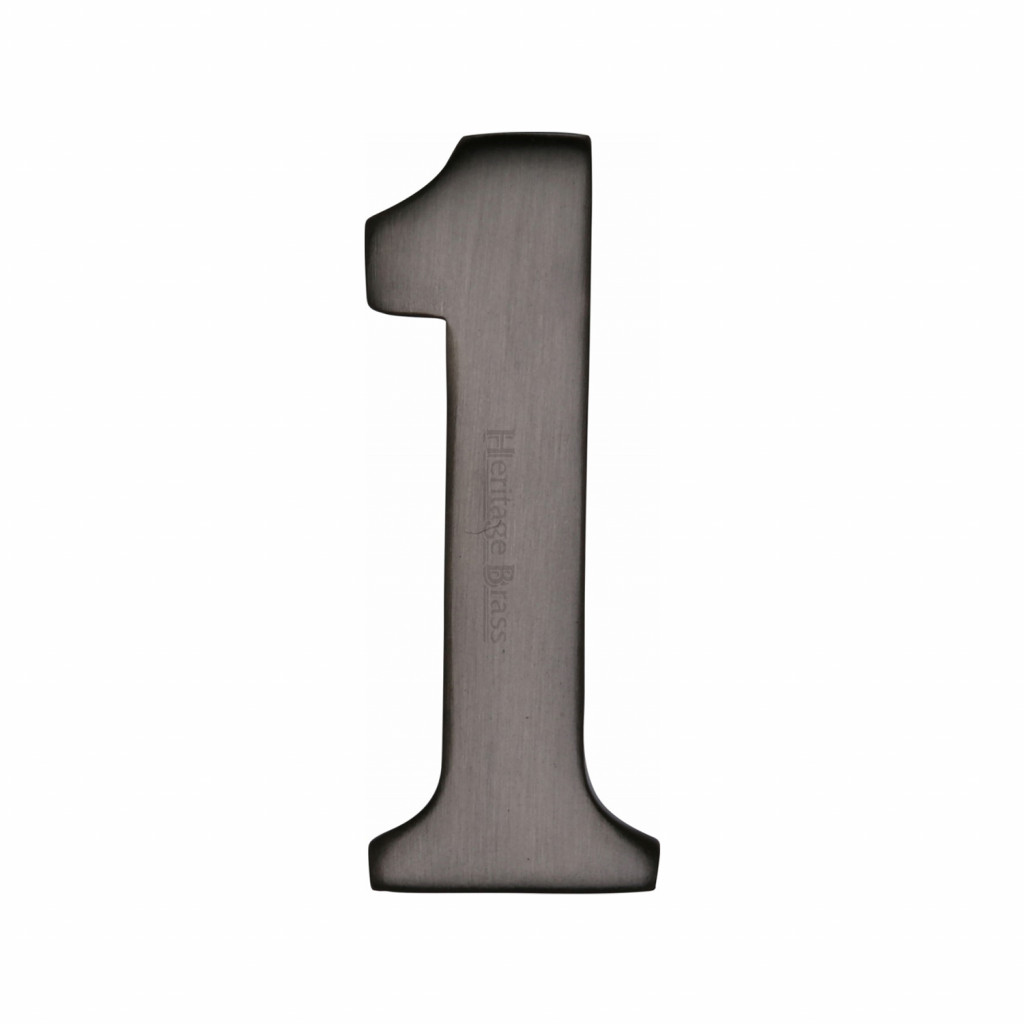 M Marcus Heritage Brass Numeral 1 - 51mm Self Adhesive